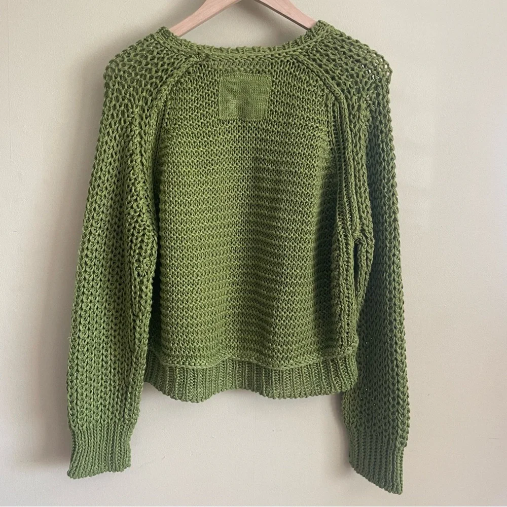 FREE PEOPLE essential linen crew sweater